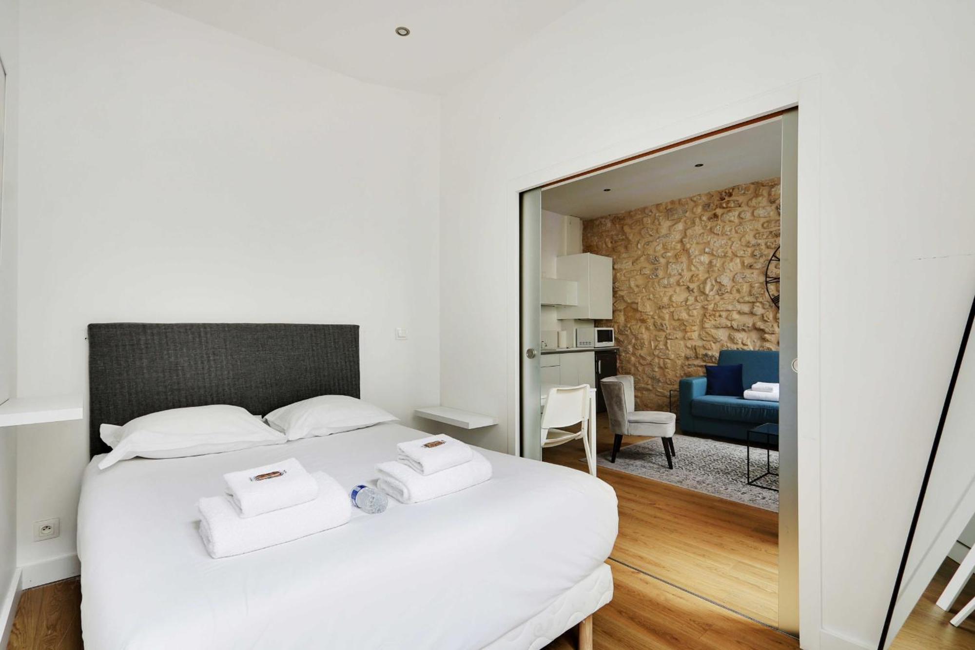 Appart Confortable -1Br 4P- Quartier Beaubourg Paris Luaran gambar