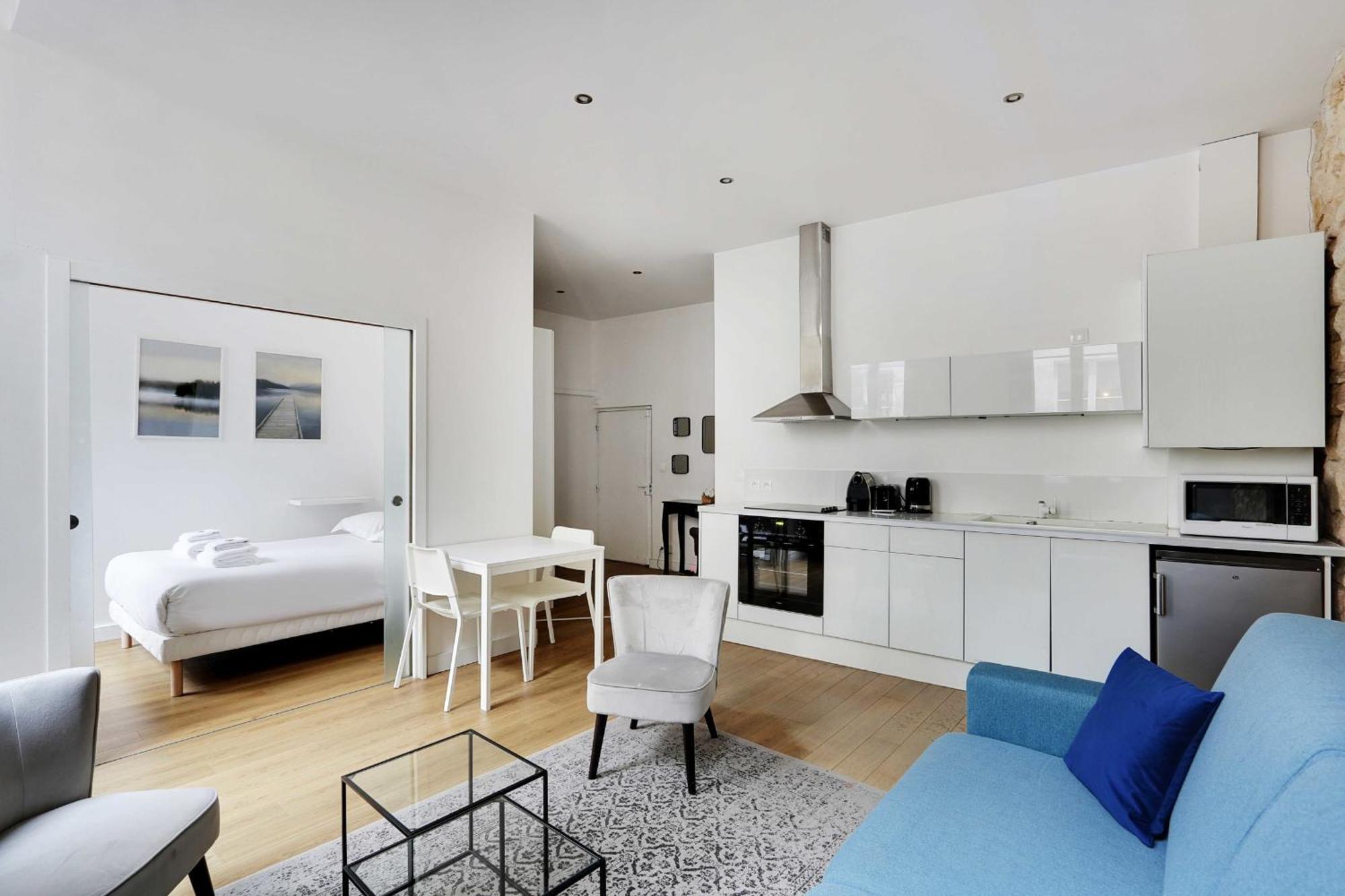 Appart Confortable -1Br 4P- Quartier Beaubourg Paris Luaran gambar