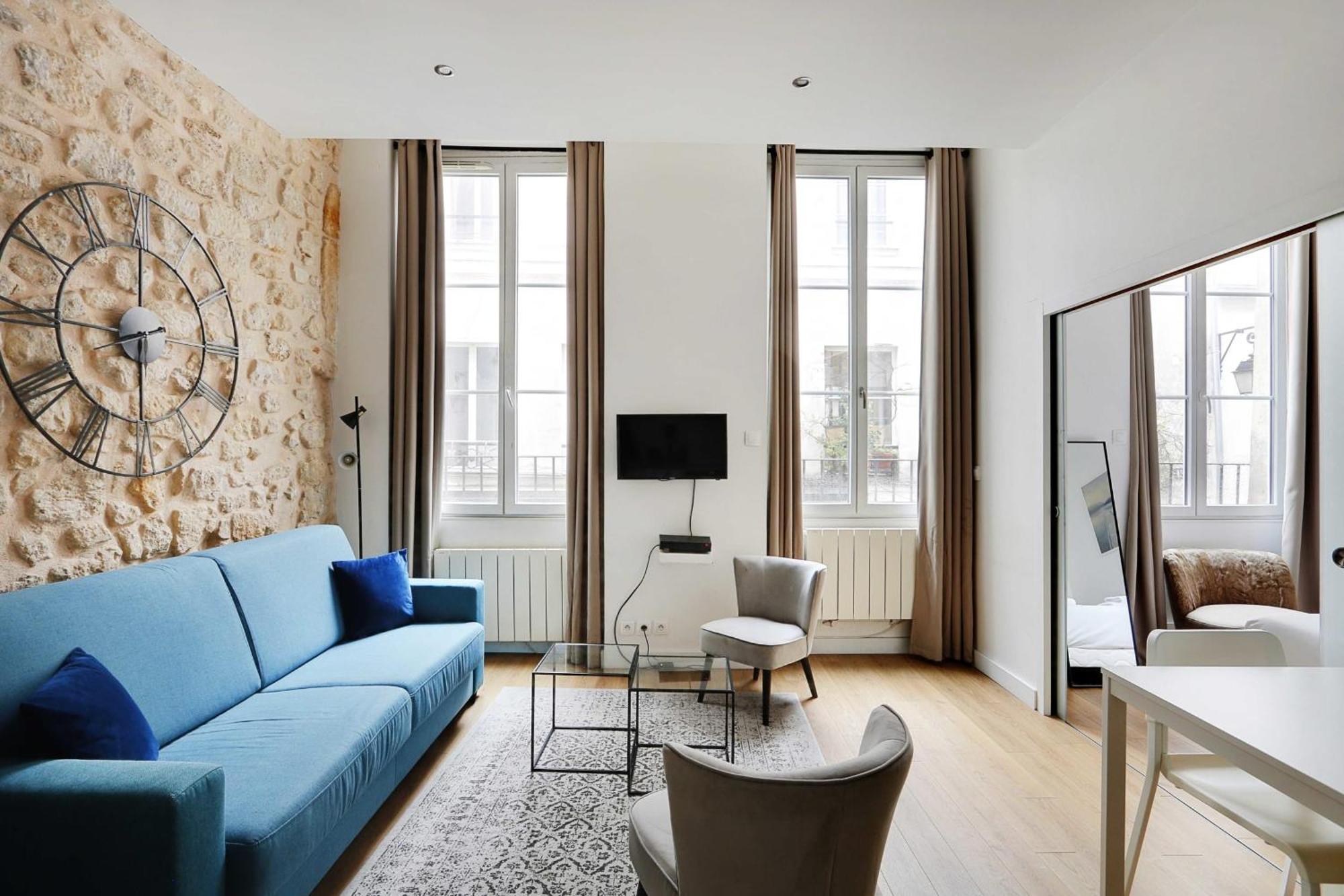Appart Confortable -1Br 4P- Quartier Beaubourg Paris Luaran gambar