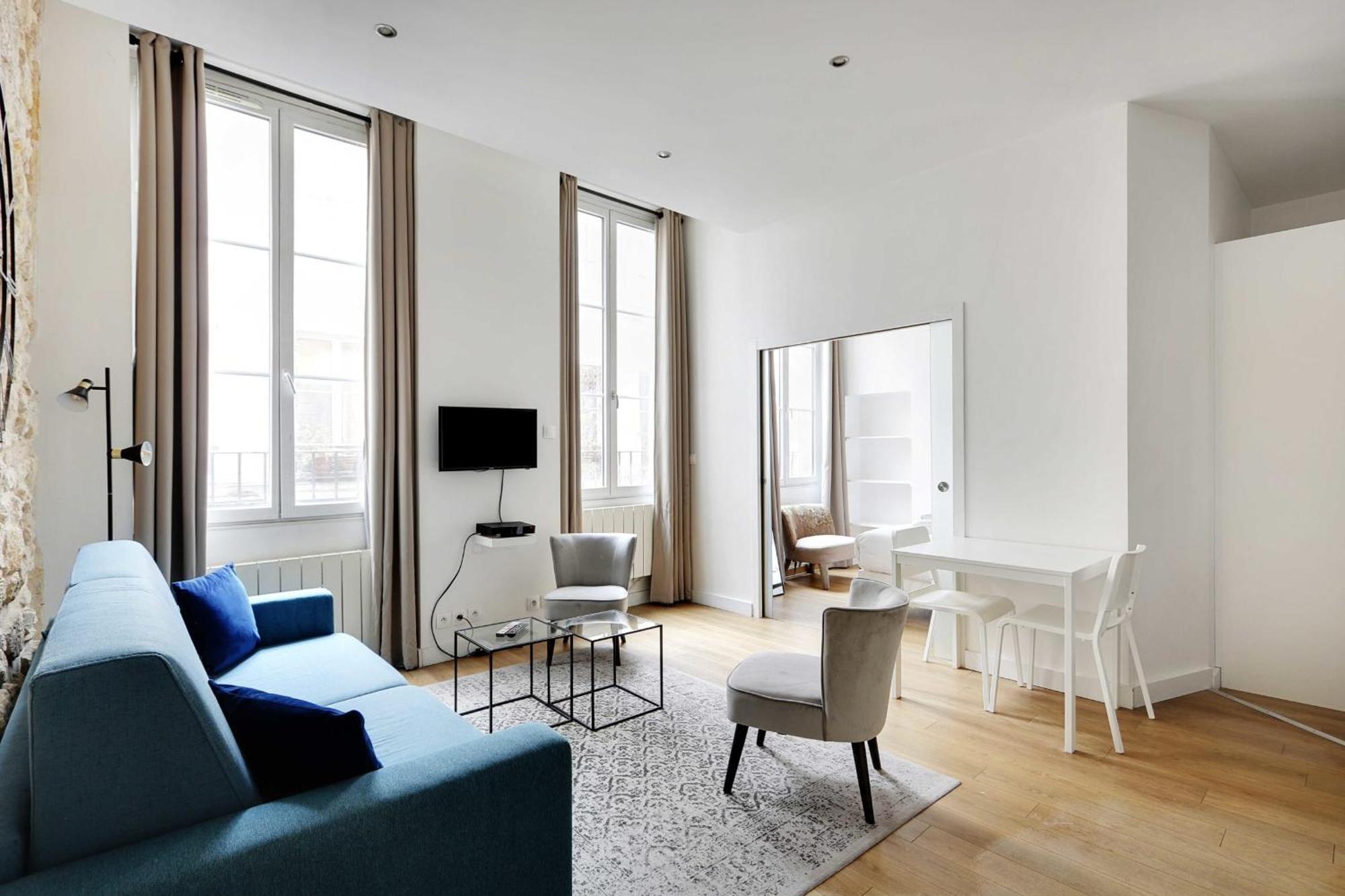Appart Confortable -1Br 4P- Quartier Beaubourg Paris Luaran gambar